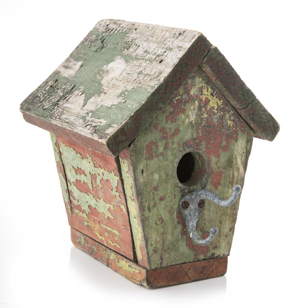 Green Rustic Bird House (A+D)