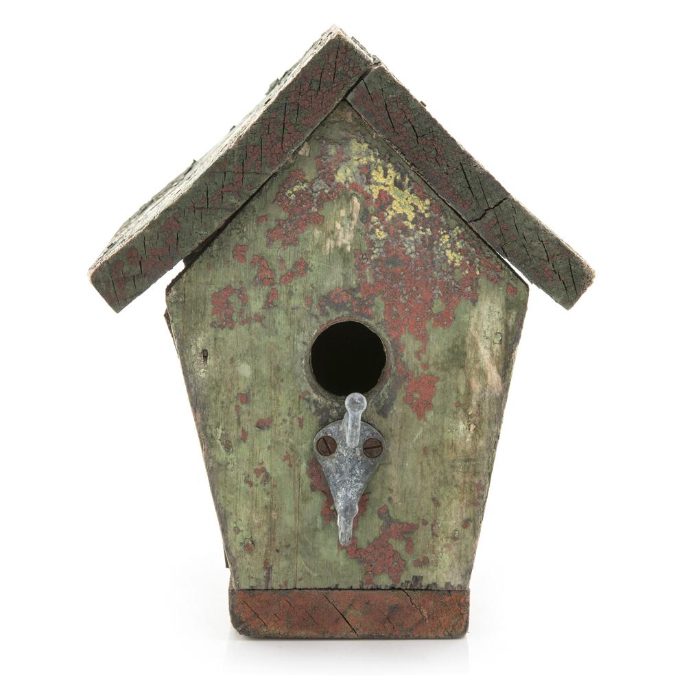 Green Rustic Bird House (A+D)