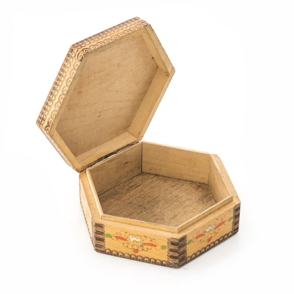 Wood Light Hexagon Box (A+D)