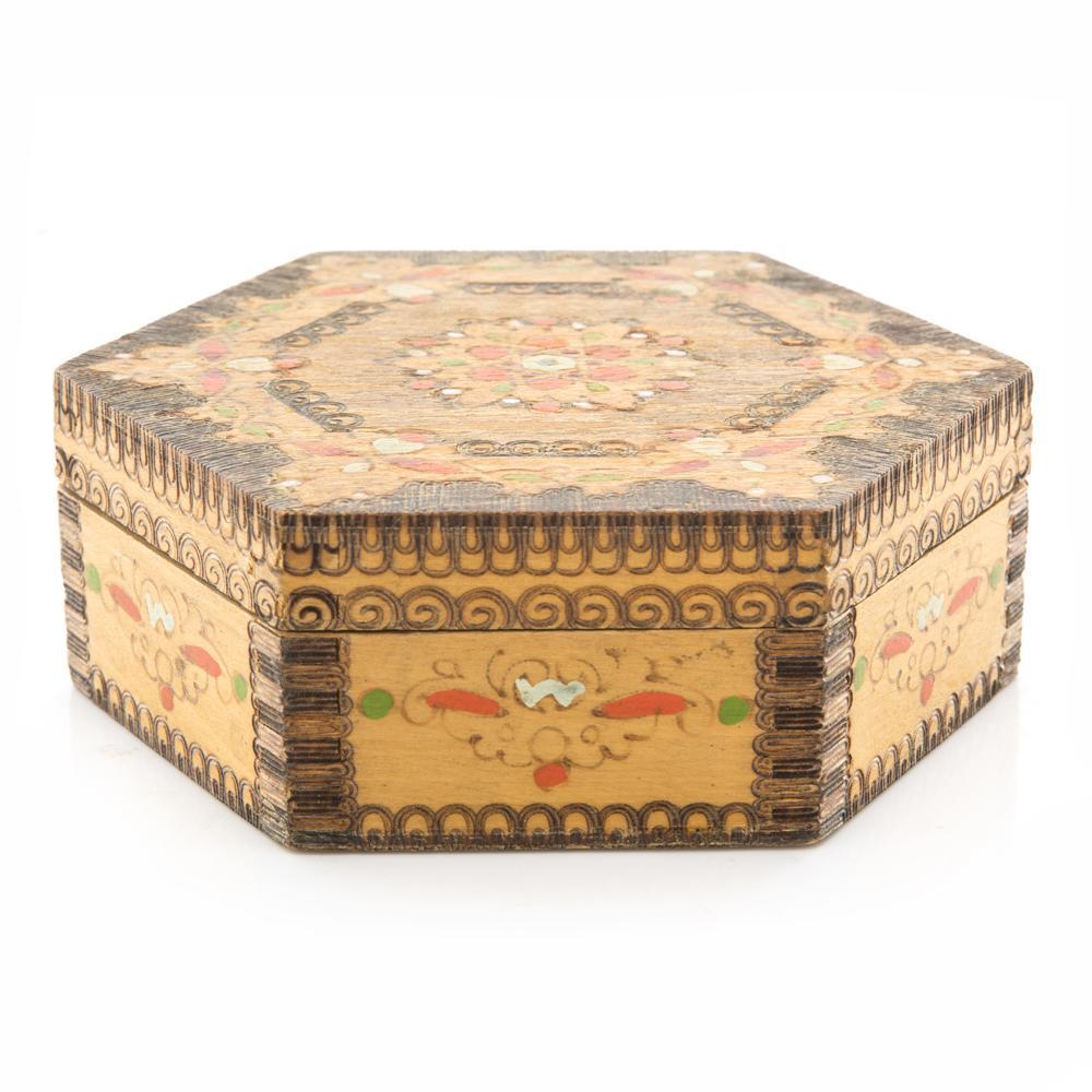 Wood Light Hexagon Box (A+D)