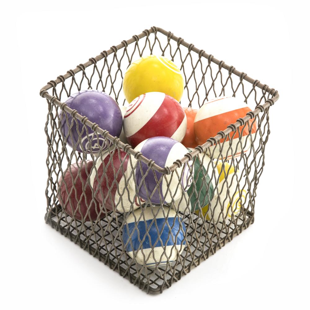 Metal Pool Ball Basket (A+D)