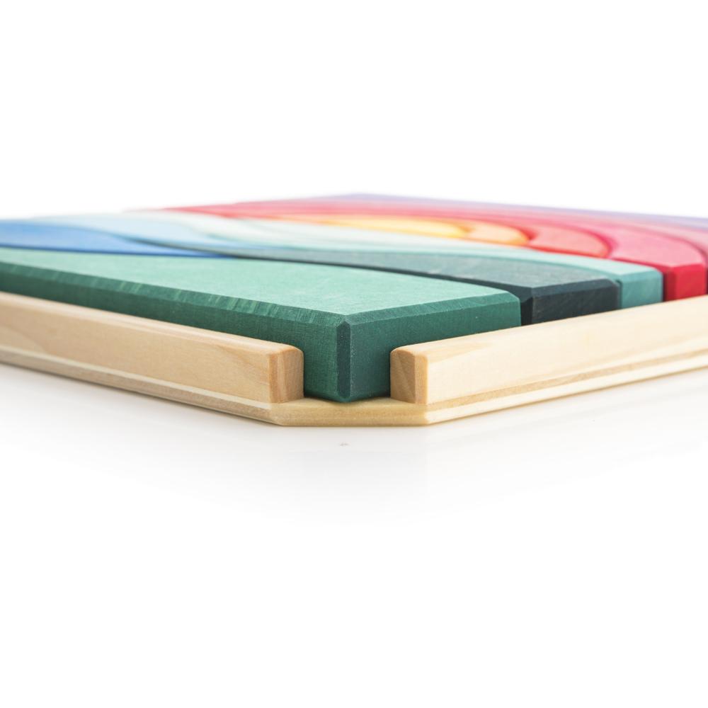Multi Wooden Rainbow Puzzle (A+D)