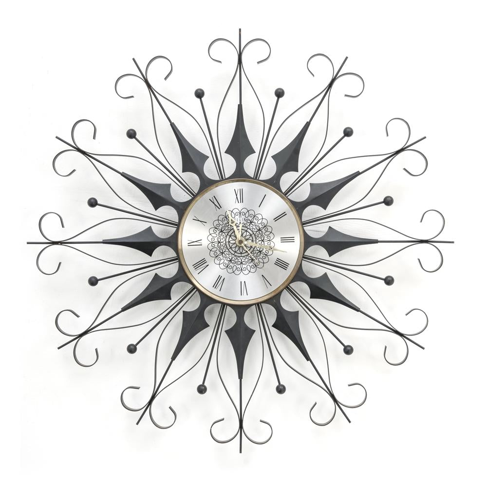 Metal Flower Clock