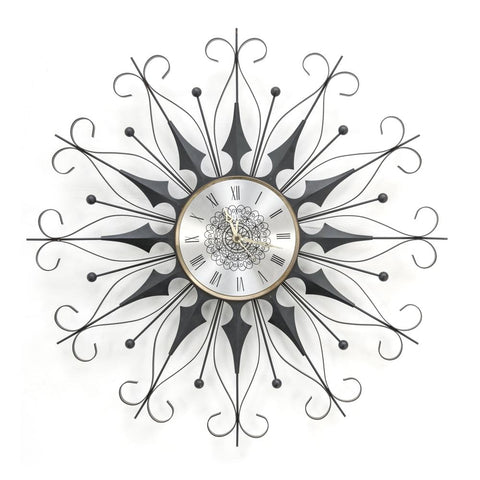 Metal Flower Clock