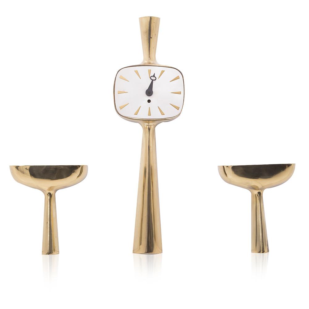 Westwood Chadwick Brass Wall Clock