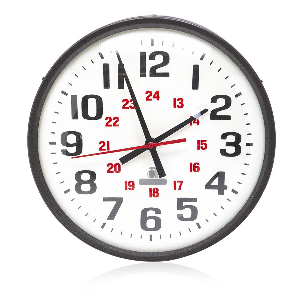 Industrial 24 Hour Wall Clock