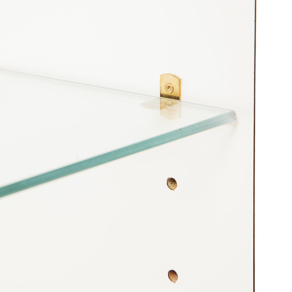 Cream Lacquer and Gold Bookshelf