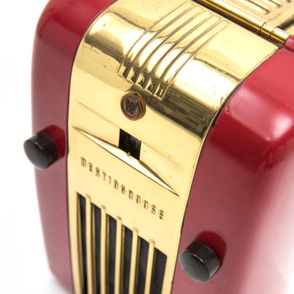 Red & Brass Westinghouse Radio