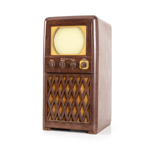 Admiral Antique Bakelite Television and Speaker