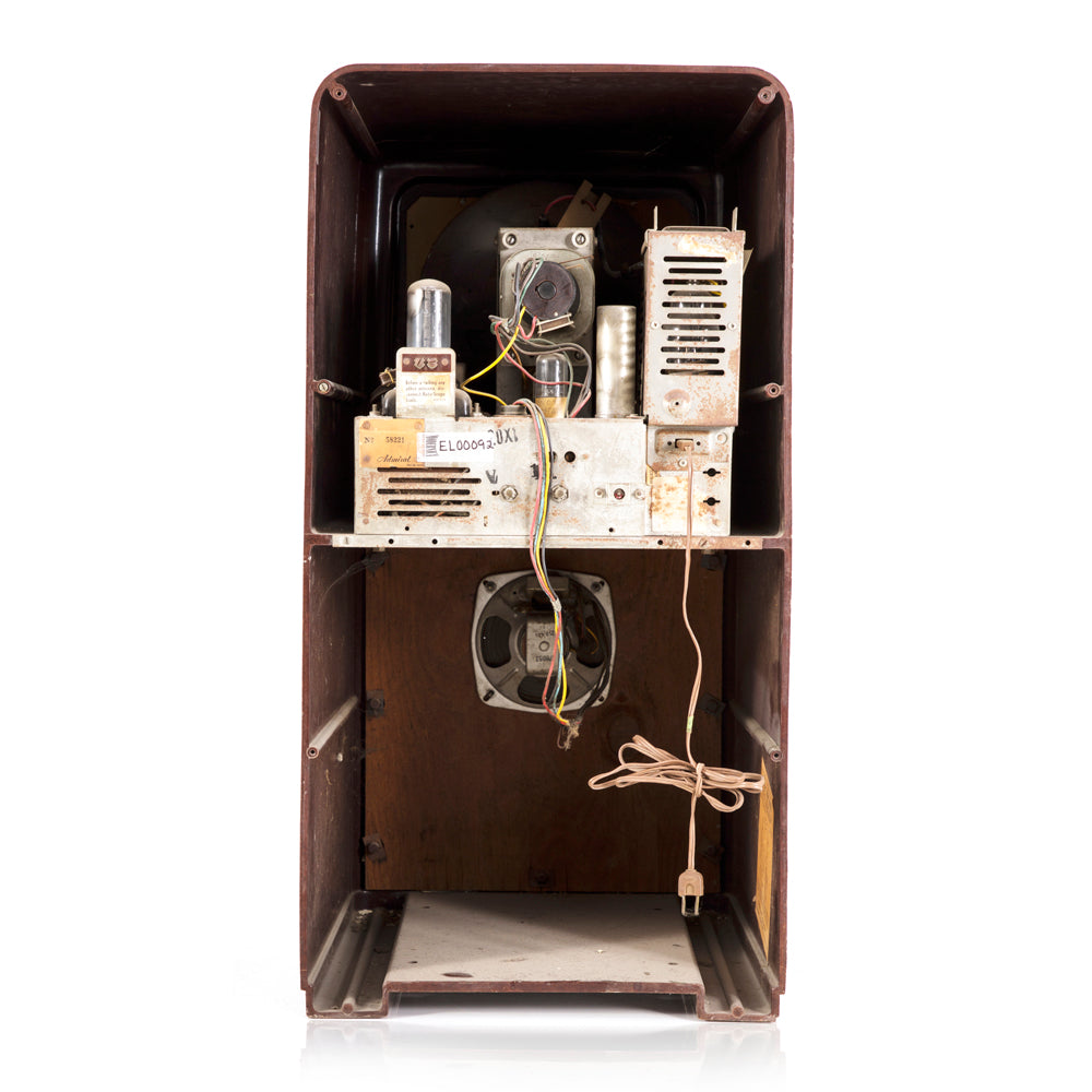 Admiral Antique Bakelite Television and Speaker