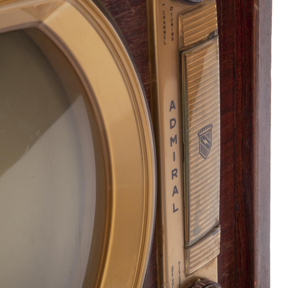 Wood Admiral Antique Television Console