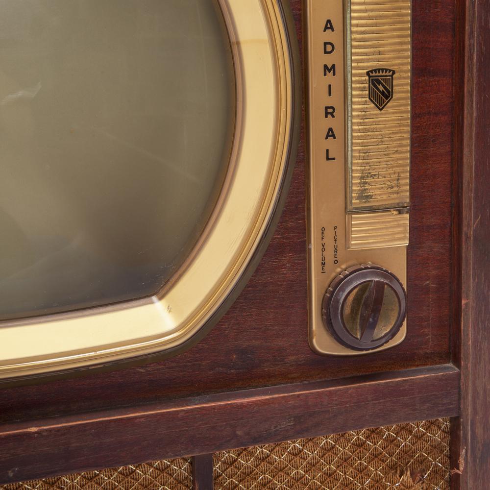 Wood Admiral Antique Television Console