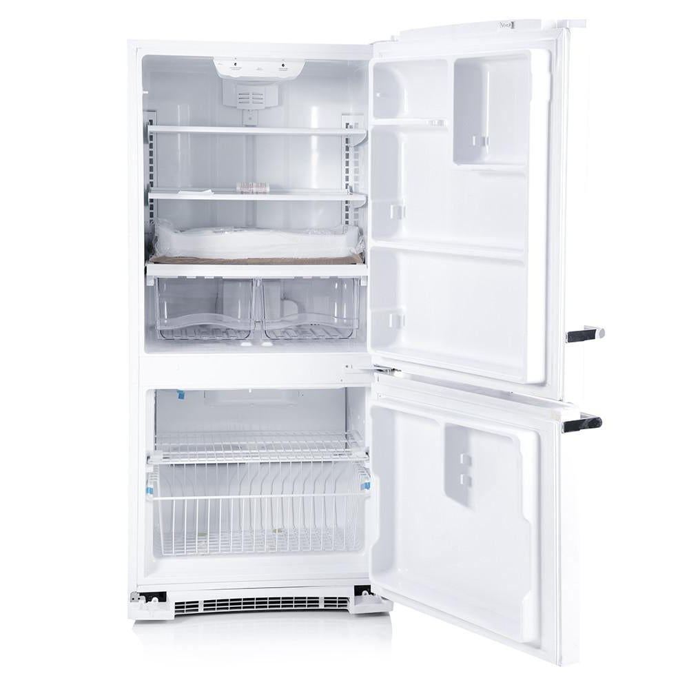 White GE Refrigerator