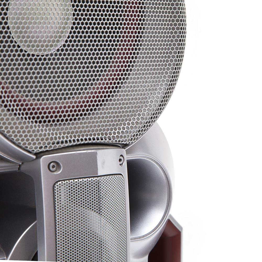 JVC Tech Silver Speakers Set of 2