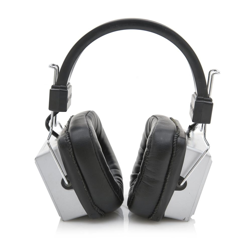 Sears Square Silver Headphones