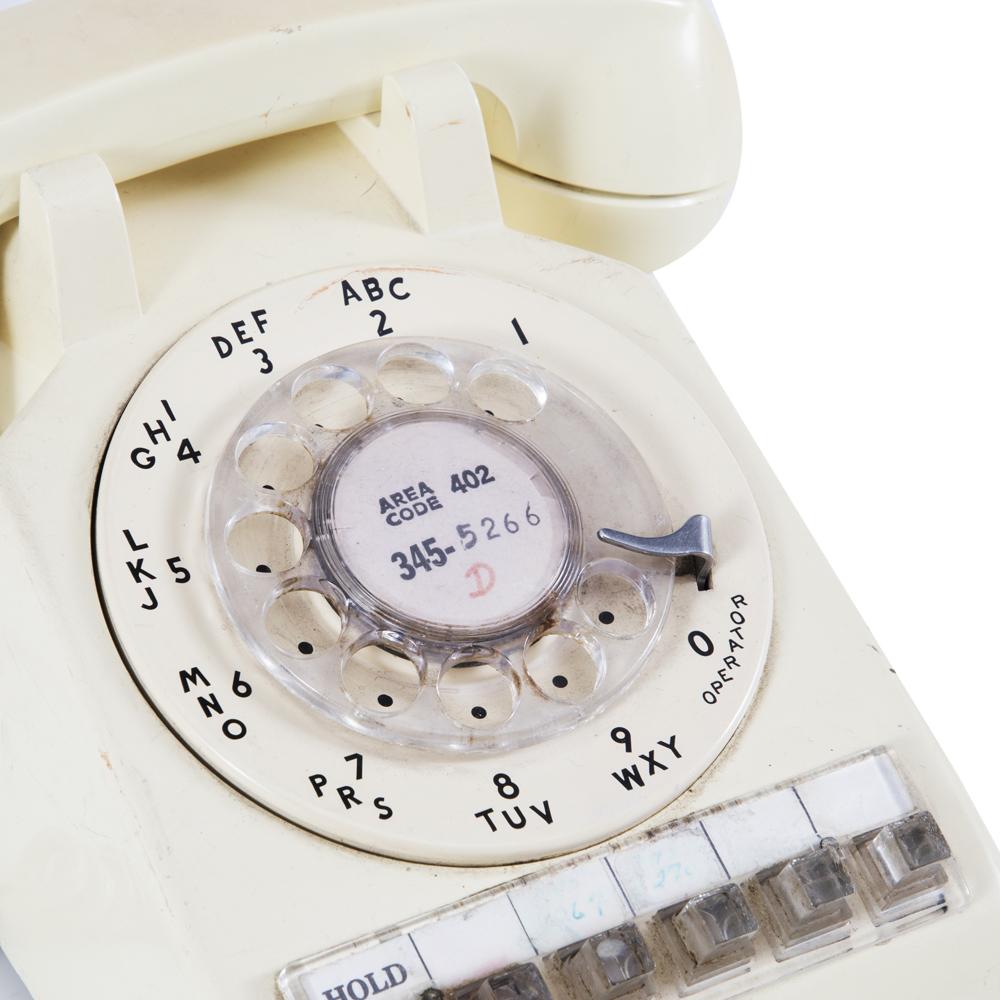 Off-White Rotary Office Multi-Line Phone