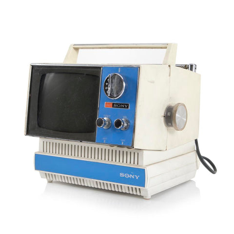 Blue Small Sony Television