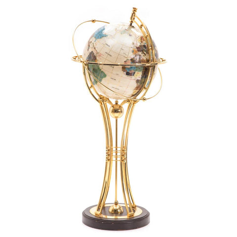 Gold Marble Floor Globe