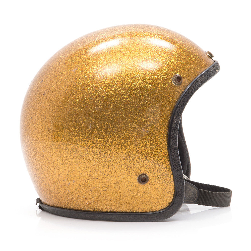 Helmet - Gold Sparkles