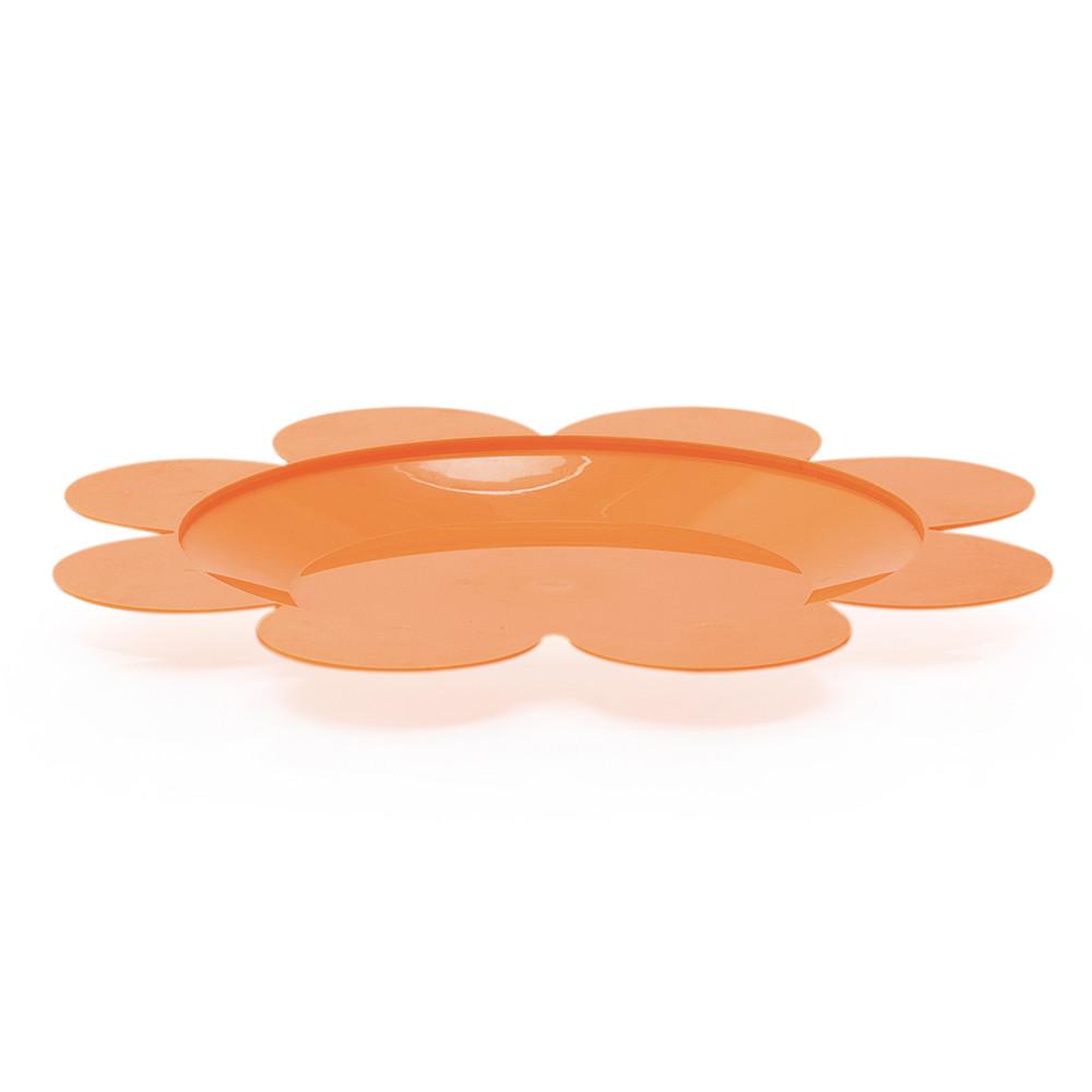 Orange Flower Plates