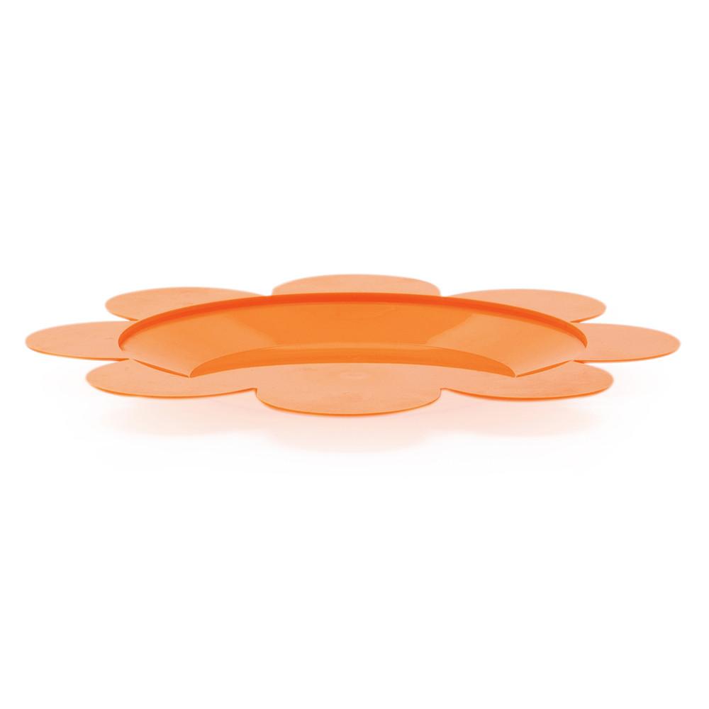 Orange Flower Plates