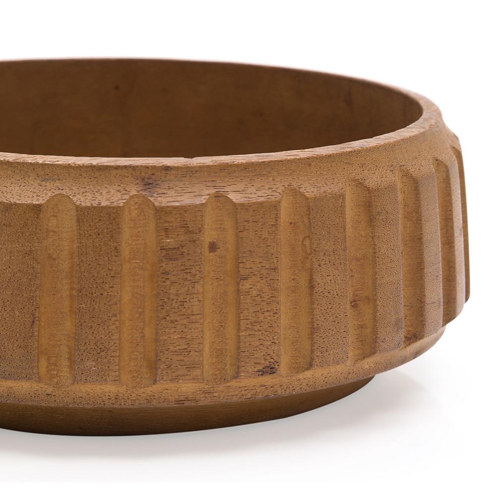 Danish Wood Wide Serving Bowl
