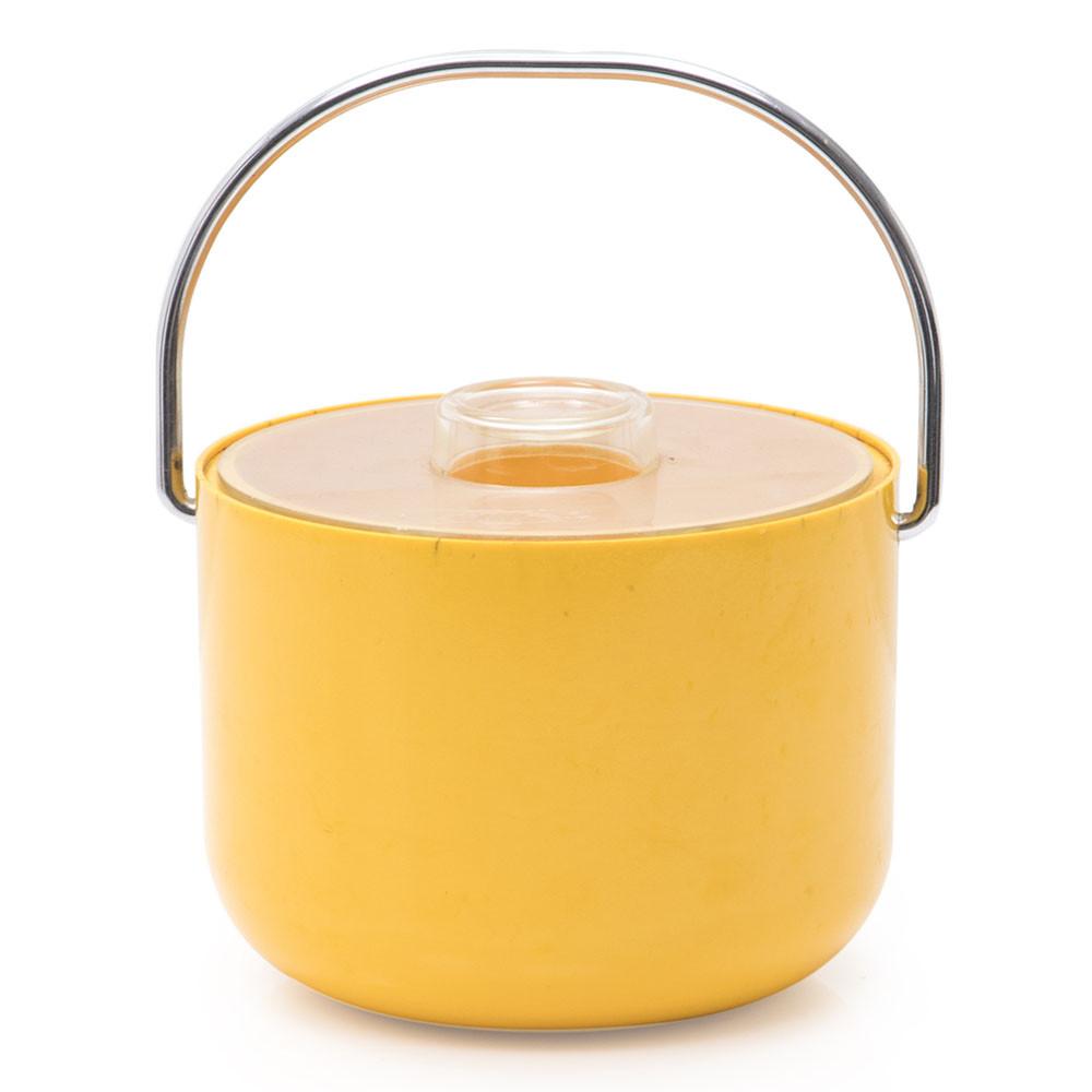 Short Yellow Ice Bucket w Lid