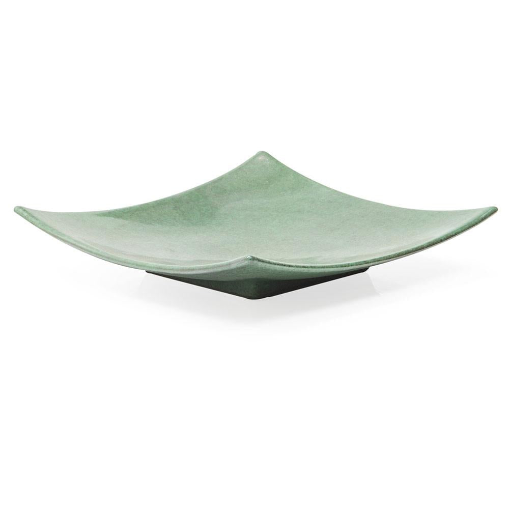 Green Ceramic Square Plate
