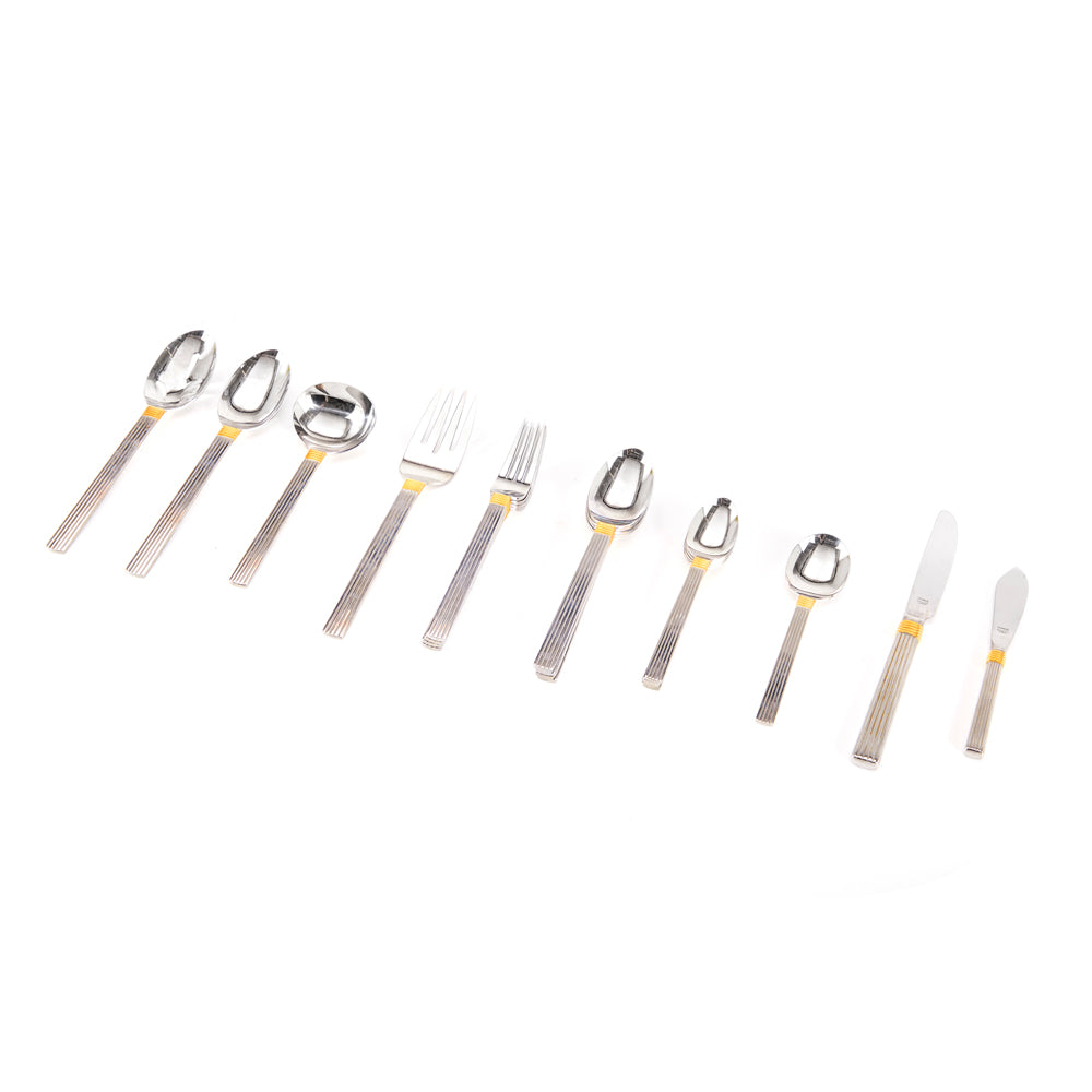 Silver + Gold Cutlery Set