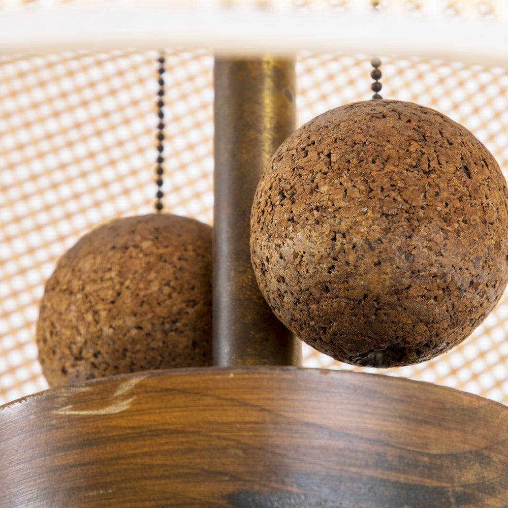 Large Cork Floor Lamp