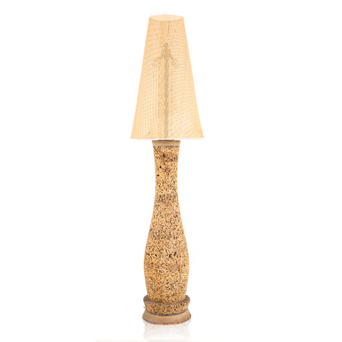 Large Cork Floor Lamp