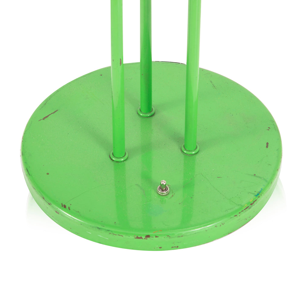 Lime Green Metal Floor Lamp