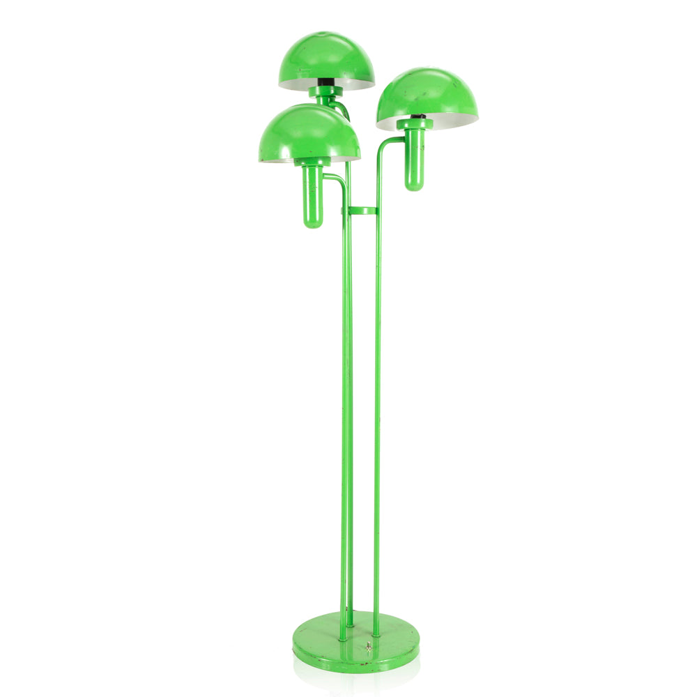 Lime Green Metal Floor Lamp