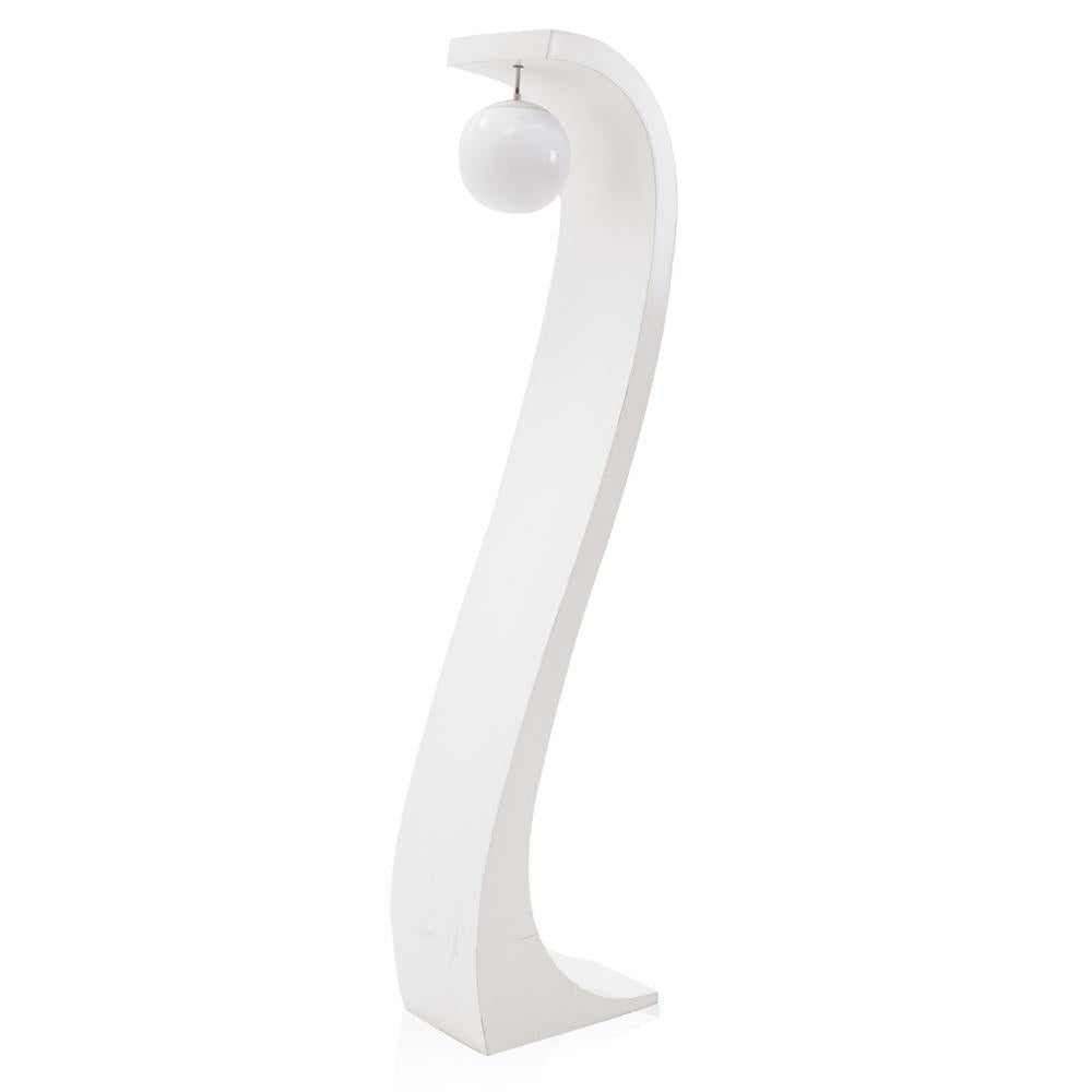White Modeline Floor Lamp - Medium
