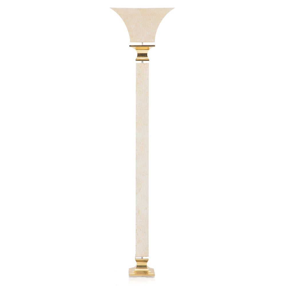 Cream Formica Lamp