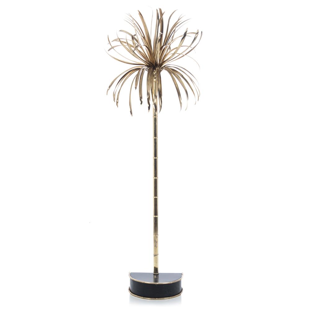 Brass Palm Floor Sculpture