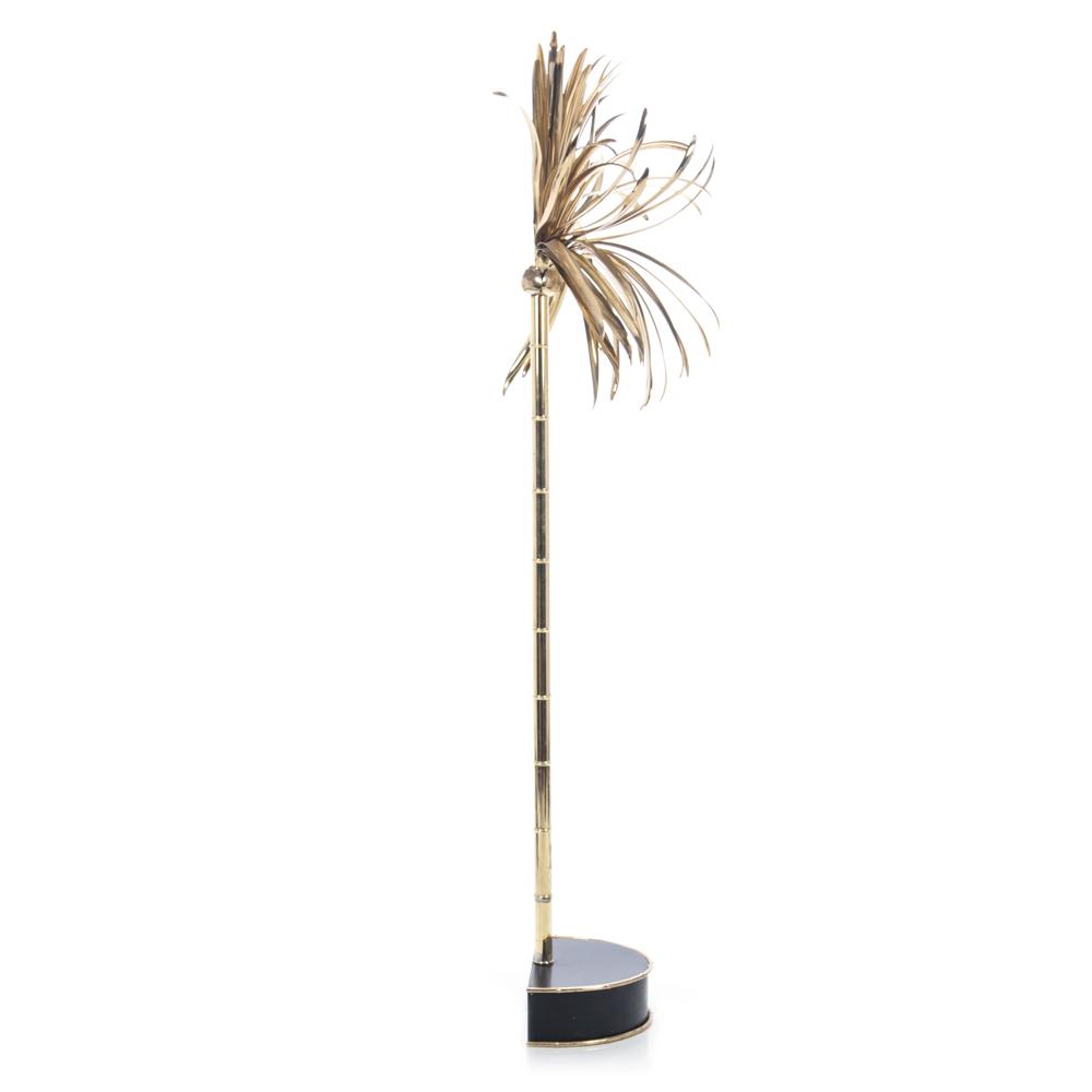 Brass Palm Floor Sculpture