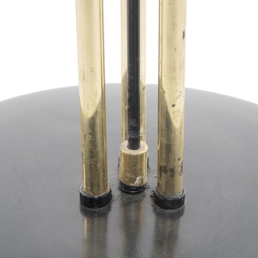 Gold & Black 3 Cone Floor Lamp
