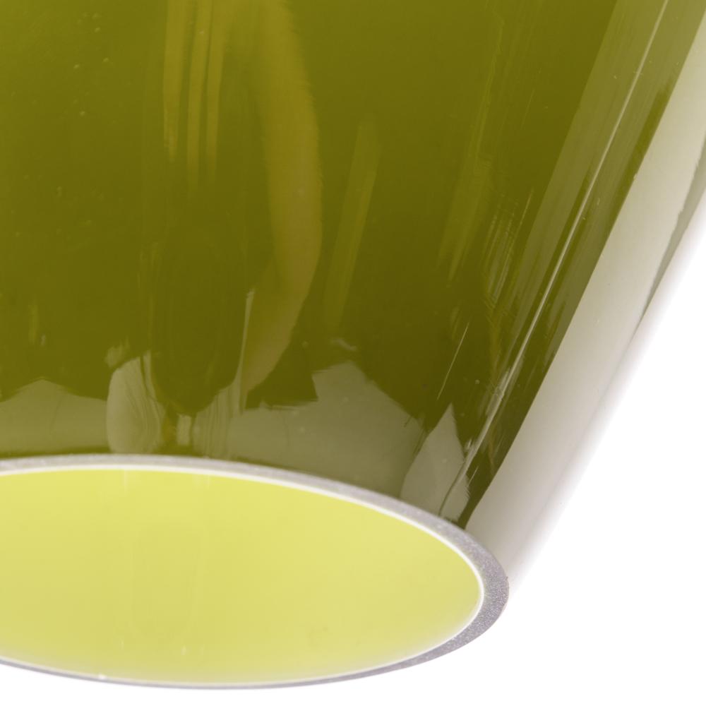 Green Glass Teardrop Pendant Light
