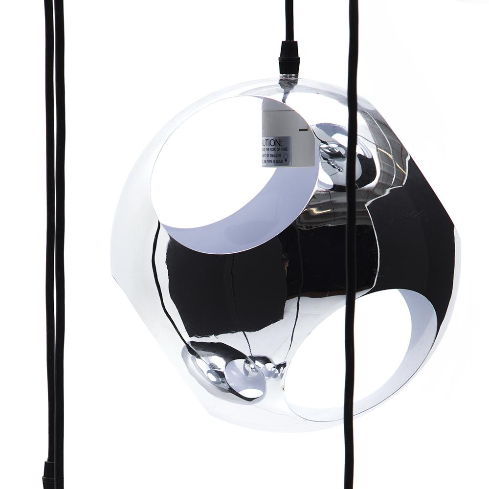 Chrome Orb Hanging Light