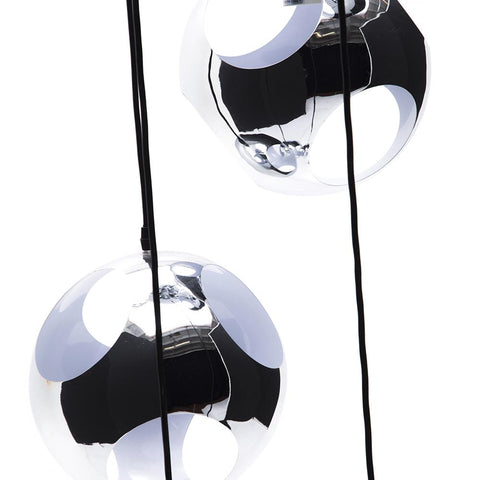 Chrome Orb Hanging Light