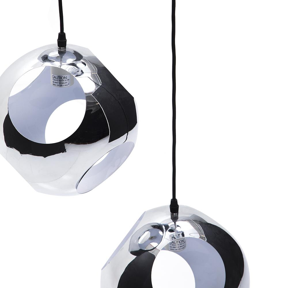 Chrome Orb Hanging Light
