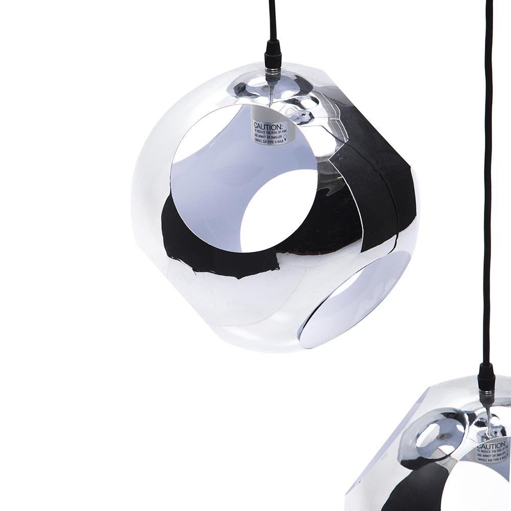 Chrome Orb Hanging Light