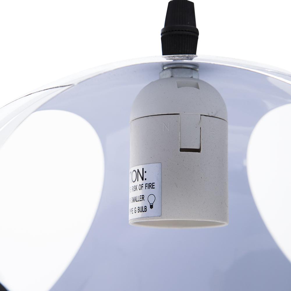 Chrome Orb Hanging Light