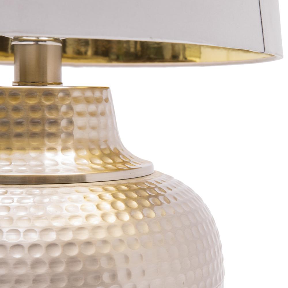 Silver Handled Table Lamp