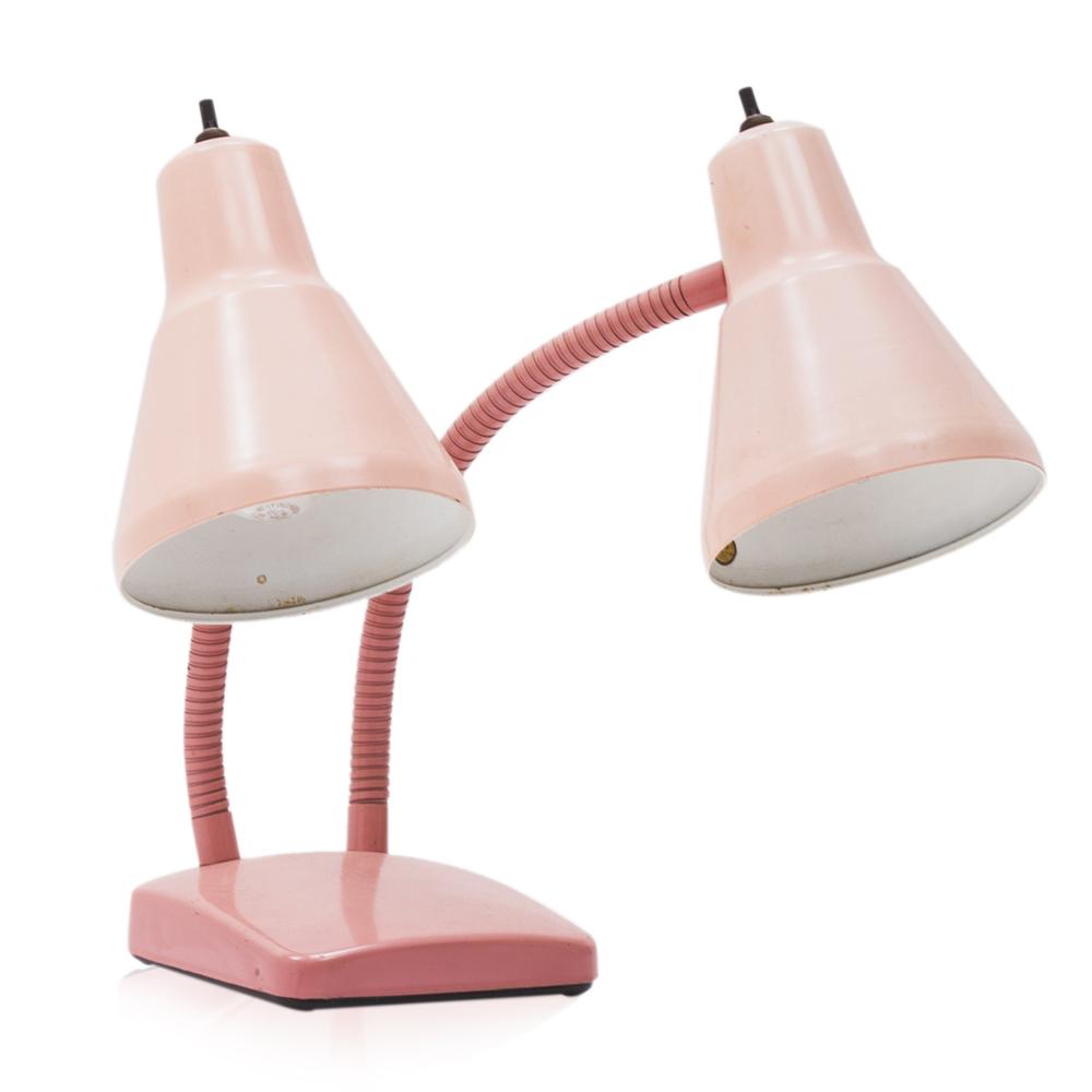 Pink Double Desk Lamp