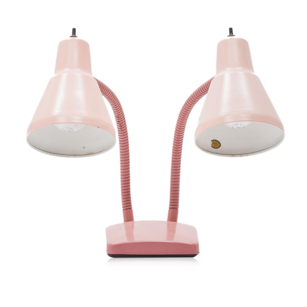 Pink Double Desk Lamp
