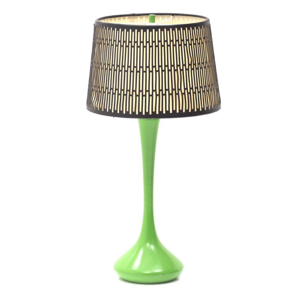 Green and Black Table Lamp