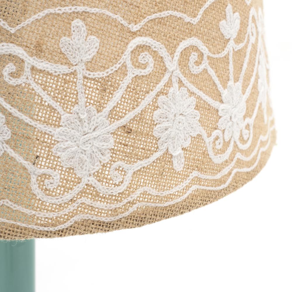 Turquoise Ceramic Table Lamp