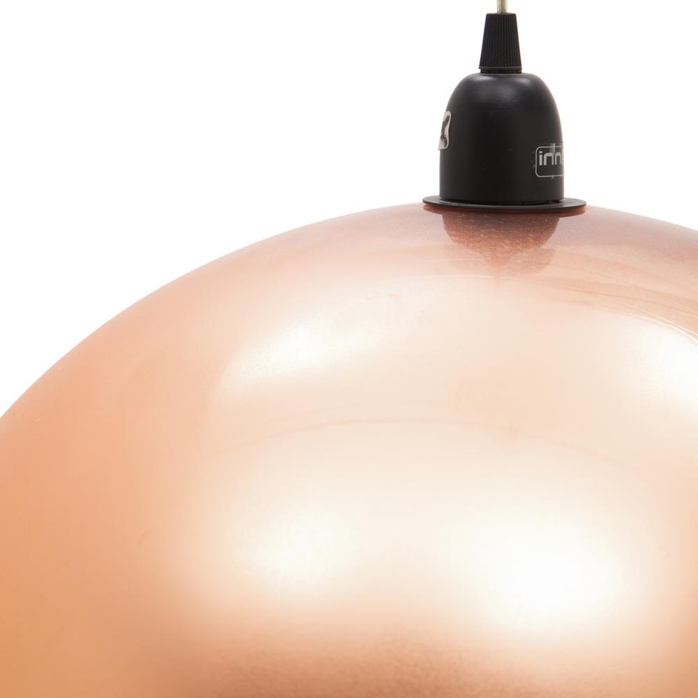 Copper Globe Pendant Lamp